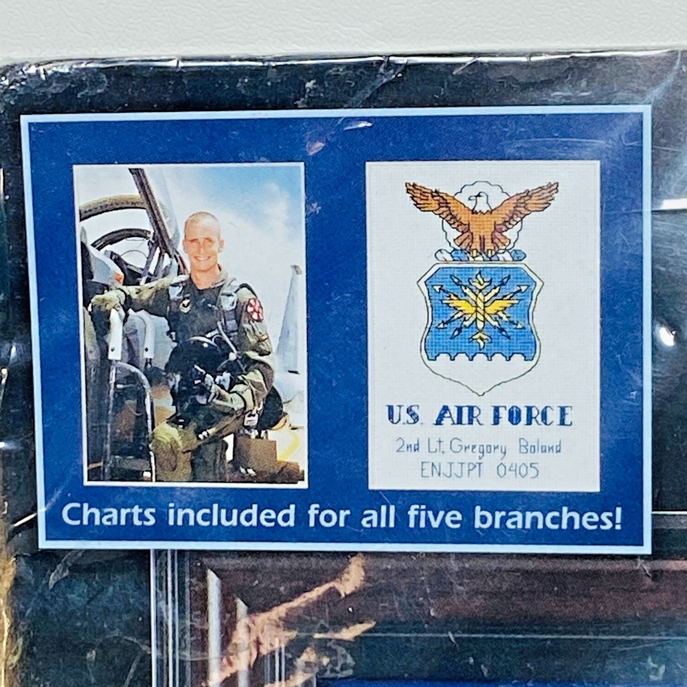 Dimensions Military Pride Counted Cross Stitch Kit #35160 Complete All Branches - Picture 3 of 5
